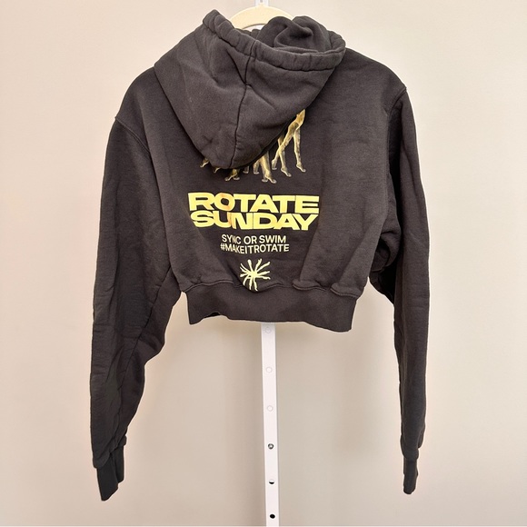 ROTATE SUNDAY
Women's Rotate Logo-print Organic Cotton Hoodie - Picture 6 of 8